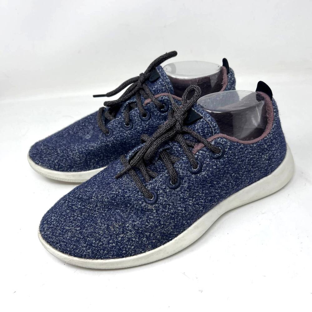 Allbirds Wool Runners Womens Size 10 Mizzle Blue Purple Trainers NEED INSOLES - Picture 4 of 9